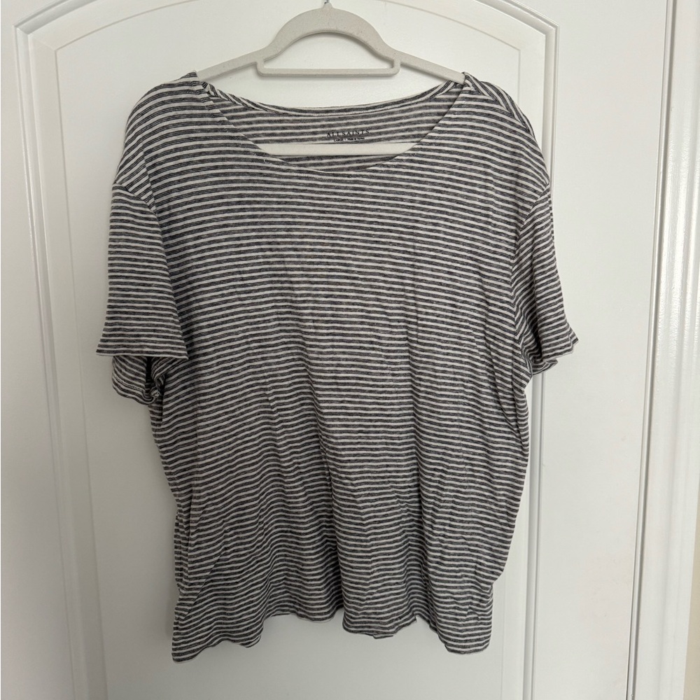All Saints Striped Shirt